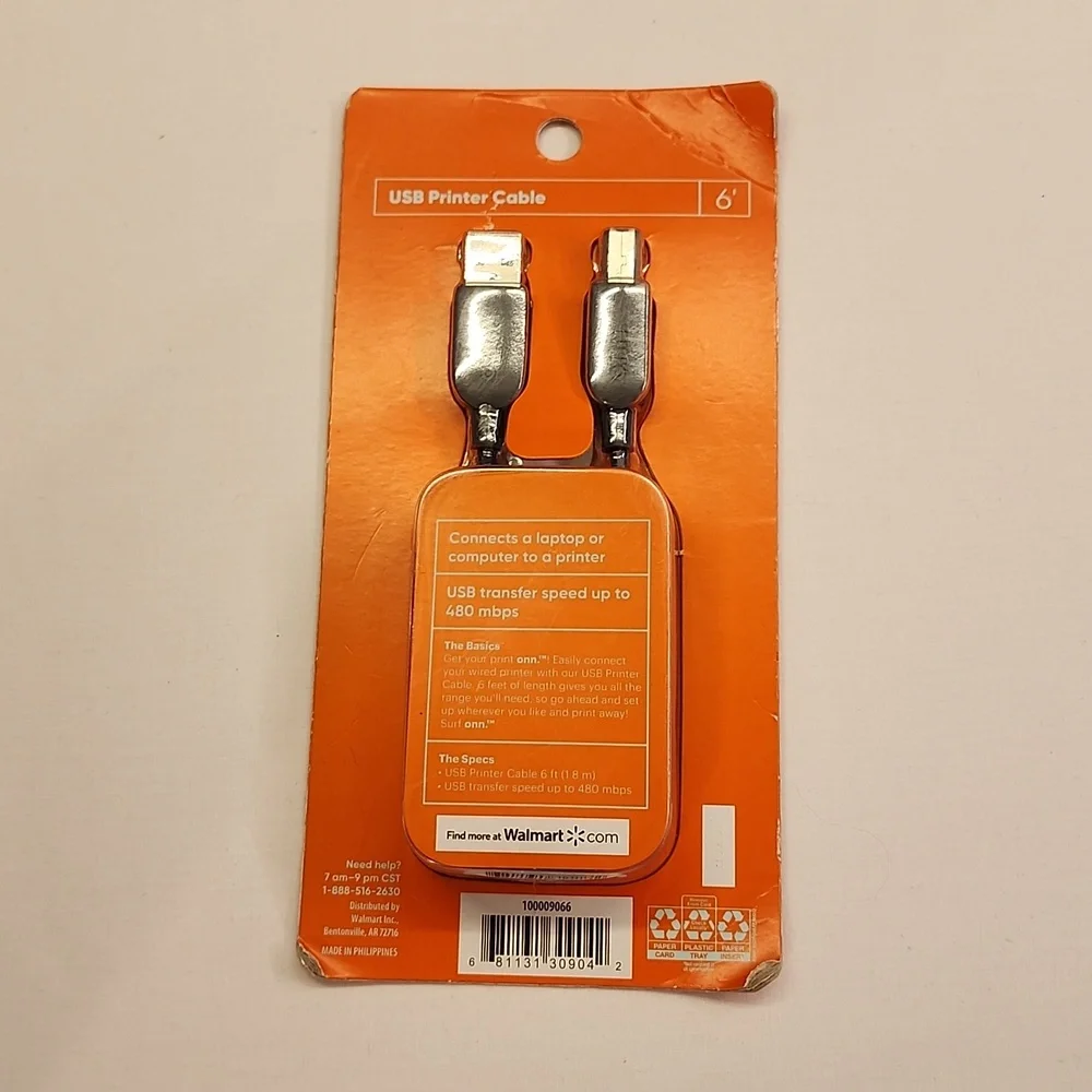 USB Printer to PC Cable